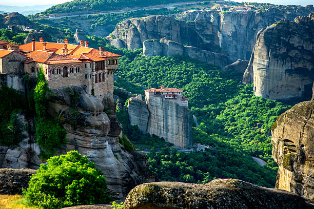 istock Meteora Monasteries in Greece 476358860