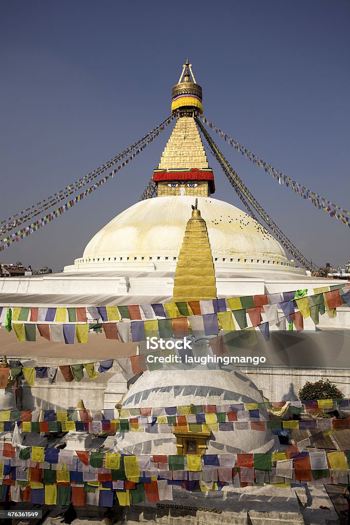 Stupa de Bodnath la vallée de Katmandou, Népal - Photo de Architecture libre de droits