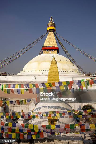 Photo libre de droit de Stupa De Bodnath La Vallée De Katmandou Népal banque d'images et plus d'images libres de droit de Architecture - Architecture, Asie, Bouddhisme