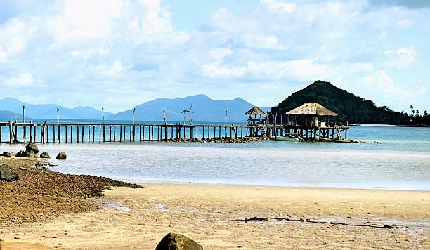 istock Clear blue sky and sea at Koh Mak, Thailand 476361808