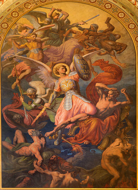 istock Vienna - Archangel Michael and war with the bad angels 476362201