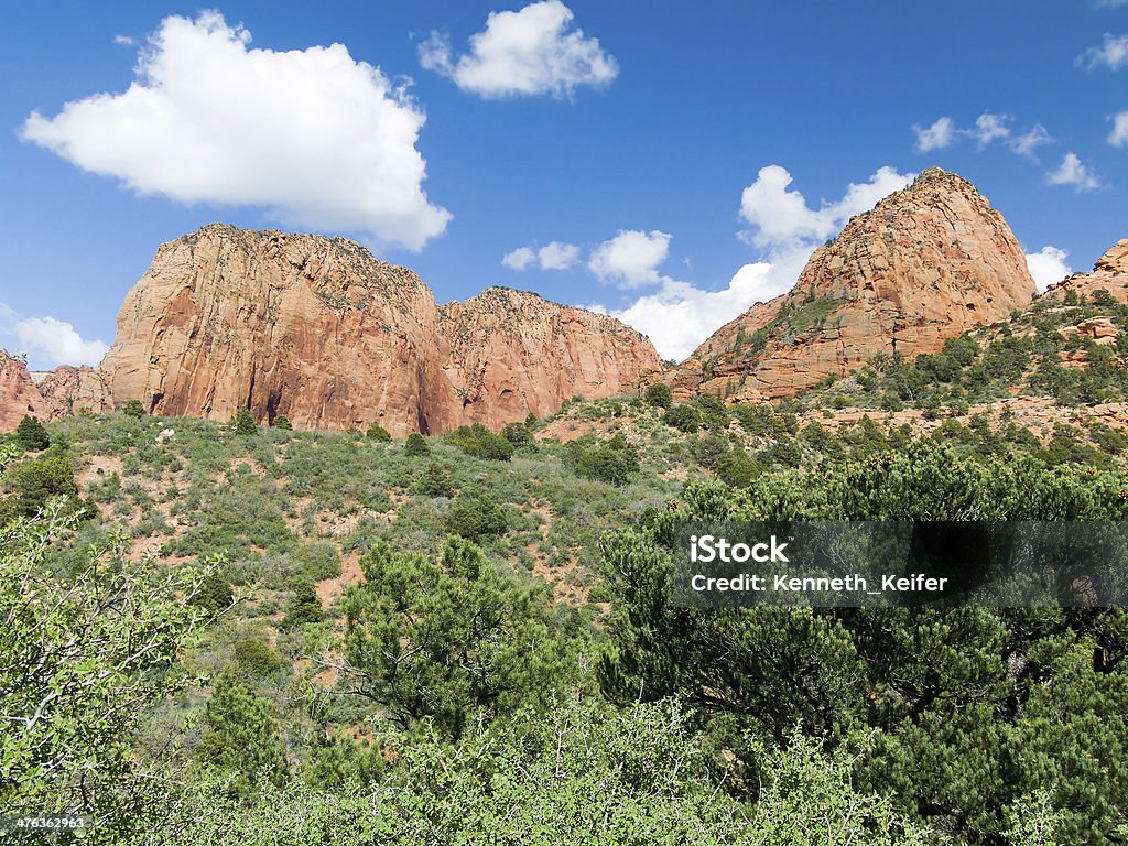 Kolob paesaggio - Foto stock royalty-free di Altopiano del Colorado