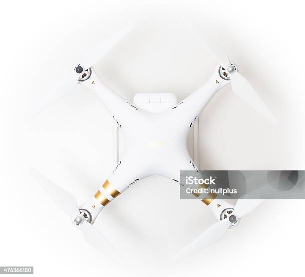Dji Phantom 3 Professionelle Stockfoto und mehr Bilder von Drohne - Drohne, Weißer Hintergrund, 2015