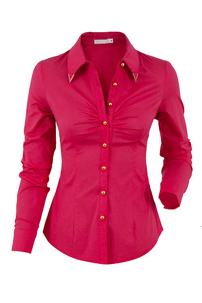 Shirt Woman shirt isolated on a white background blouse stock pictures, royalty-free photos & images