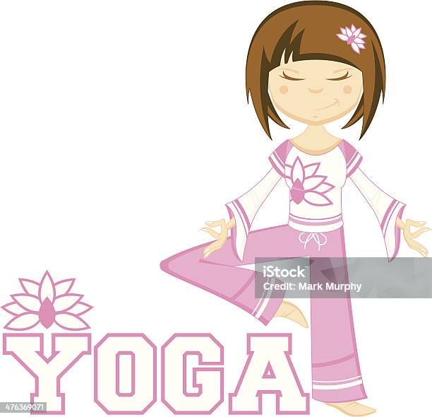 Carina Ragazza Di Yoga Formazione Lettera Y - Immagini vettoriali stock e altre immagini di Abbigliamento casual - Abbigliamento casual, Abbigliamento sportivo, Alfabeto