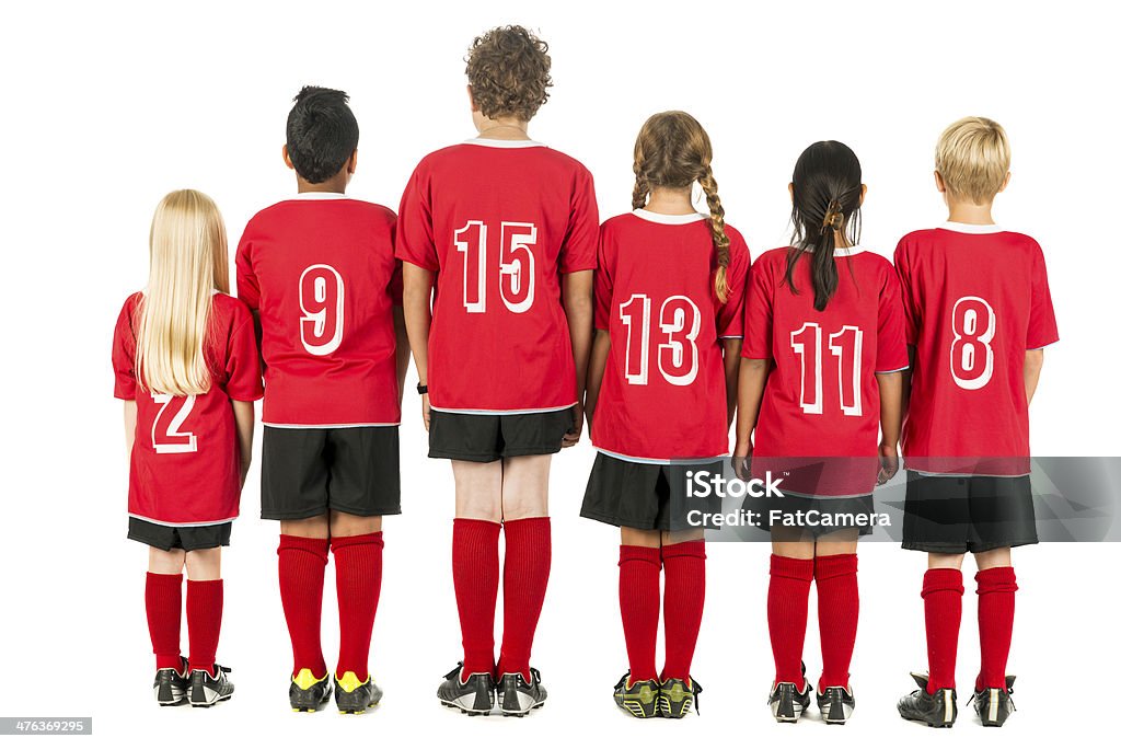 Niños de fútbol - Foto de stock de Equipo de fútbol libre de derechos