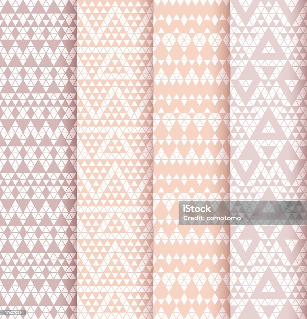 Four Patterns Set Of Four Patterns Stock Illustration - Download Image Now - 2015 ...