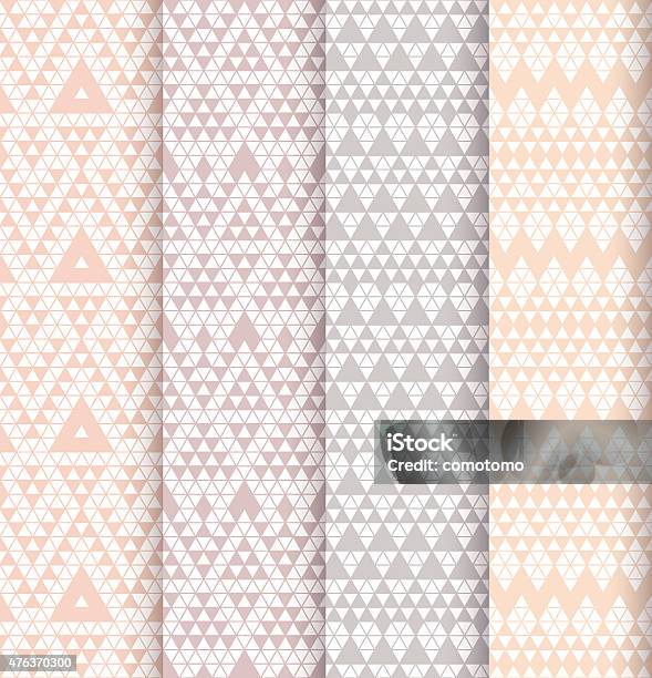 Four Patterns Set Of Four Patterns Stock Illustration - Download Image Now - 2015 ...