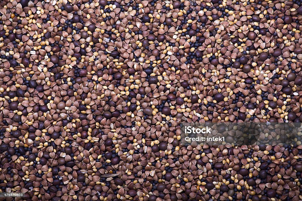 Fondo mezcla de semillas. - Foto de stock de Agricultura libre de derechos