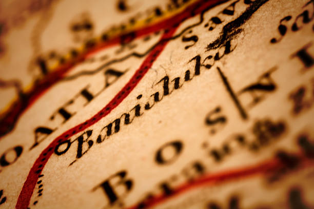 istock Banialuka (Banja Luka) on an Antique map 476370842