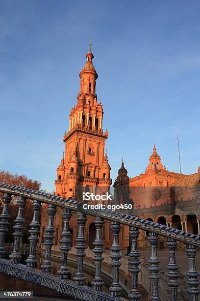 Praça De Espana - Fotografias de stock e mais imagens de Andaluzia - Andaluzia, Ao Ar Livre, Arquitetura