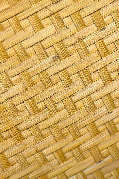 Bamboo weave. Bamboo weave. multi colored woven macro mesh stock pictures, royalty-free photos & images