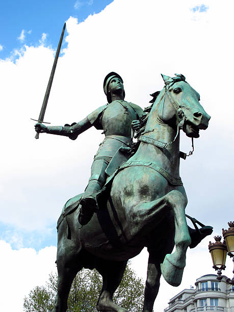 istock knight on horse statue 476375315