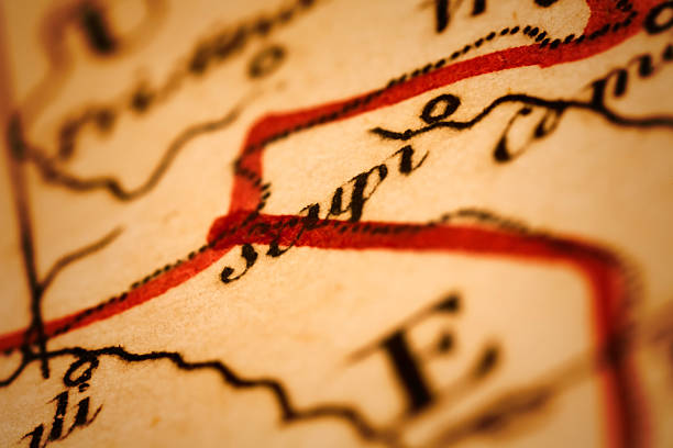 istock Scupi, Macedonia on an Antique map 476375428