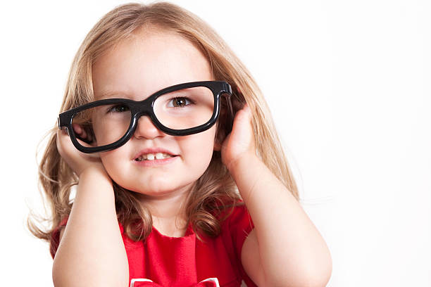 istock Little Girl In Glasses 476375483