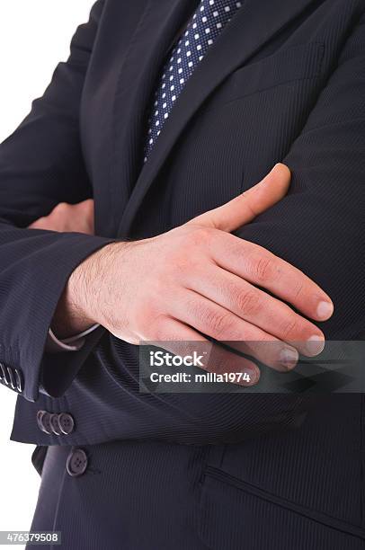 Business Man With Arms Crossed Stock Photo - Download Image Now - 2015, Adult, Adults Only