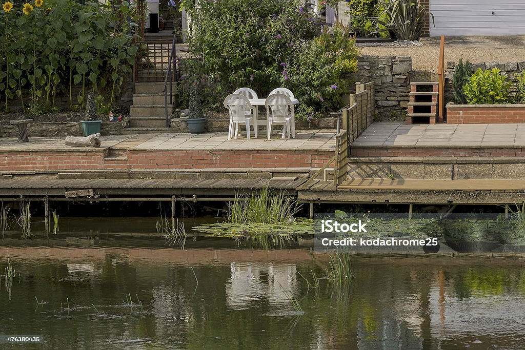 Casas por canal - Foto de stock de Agua libre de derechos