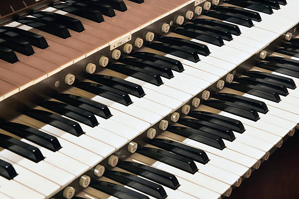 istock Church Pipe Organ Closeup 476381317
