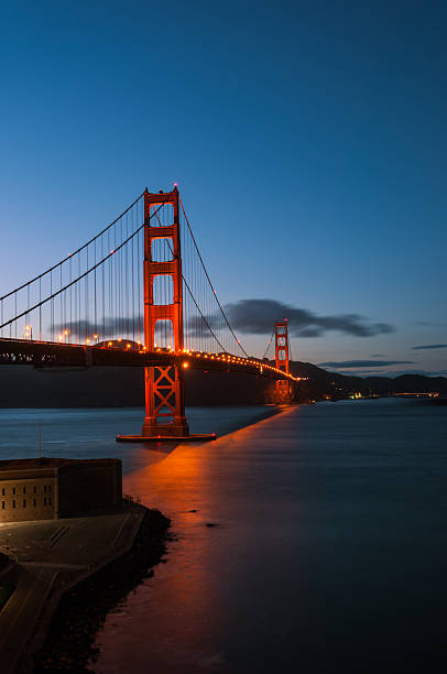 Golden Gate bridge, de nuit - Photo