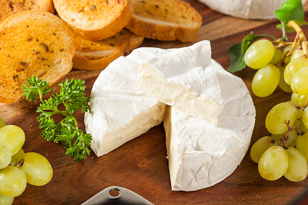 istock Organic Homemade White Brie Cheese 476383633
