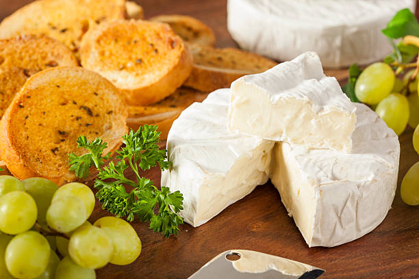 istock Organic Homemade White Brie Cheese 476383939