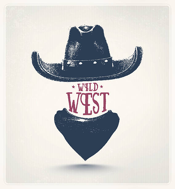ilustrações de stock, clip art, desenhos animados e ícones de oeste selvagem - cowboy hat