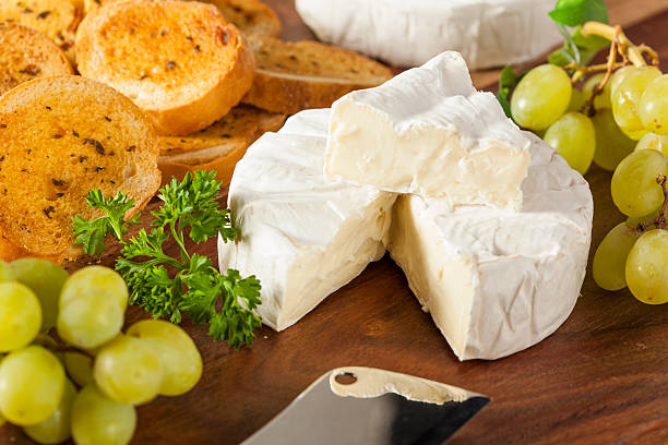 istock Organic Homemade White Brie Cheese 476384593