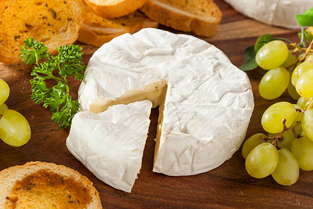 istock Organic Homemade White Brie Cheese 476385469