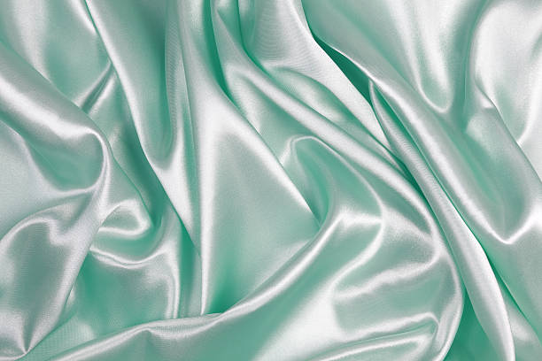 istock Light green Silk cloth of abstract backgrounds 476389186