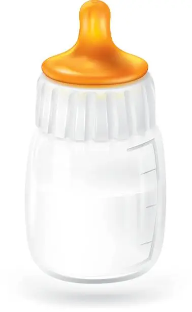 Vector illustration of Baby Milk Bottle