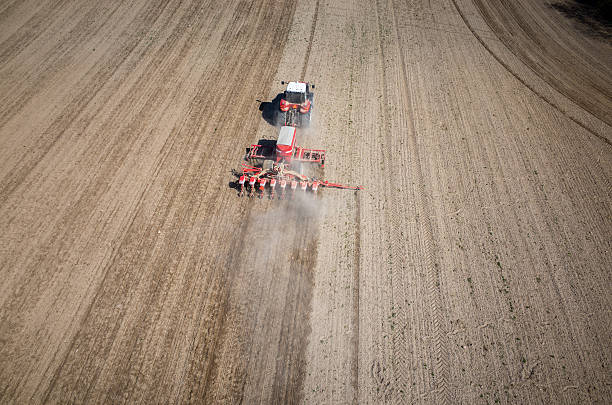 istock Aerial view of the field 476392602