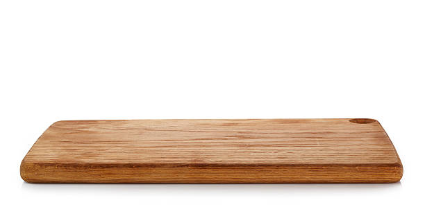 木製カティングボード - horizontal clipping path brown equipment ストックフォトと画像