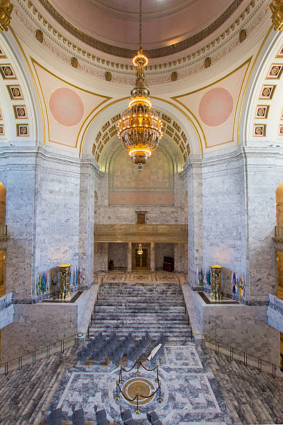 istock Washington State Capitol Rotunda Chandelier 476393747