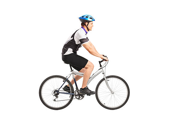 istock Young male bicyclist riding a bicycle 476393983