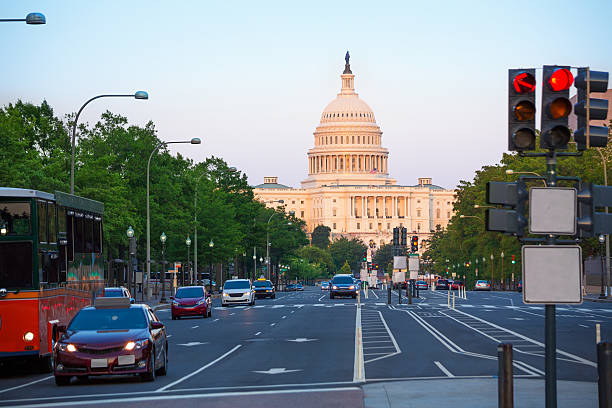 istock Capitol sunset congress Washington DC 476395610
