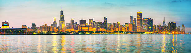 istock Chicago downtown cityscape panorama 476398515