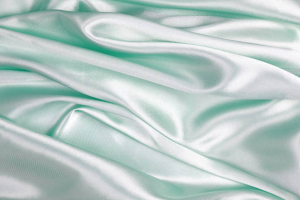 istock Light green Silk cloth of abstract backgrounds 476399006