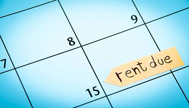 Photo of Rent due calendar