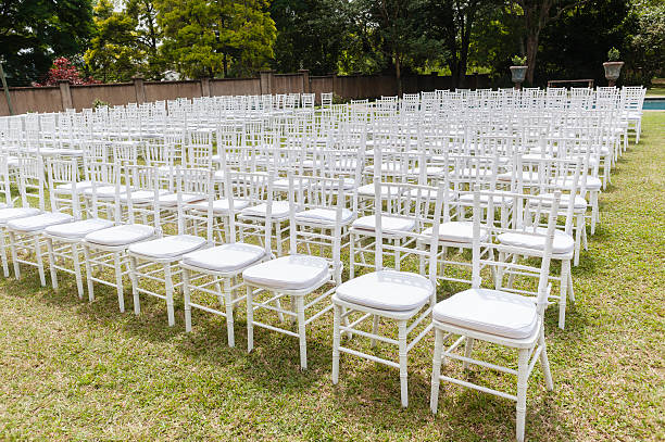 istock White Chairs Dozens Outdoors 476399818