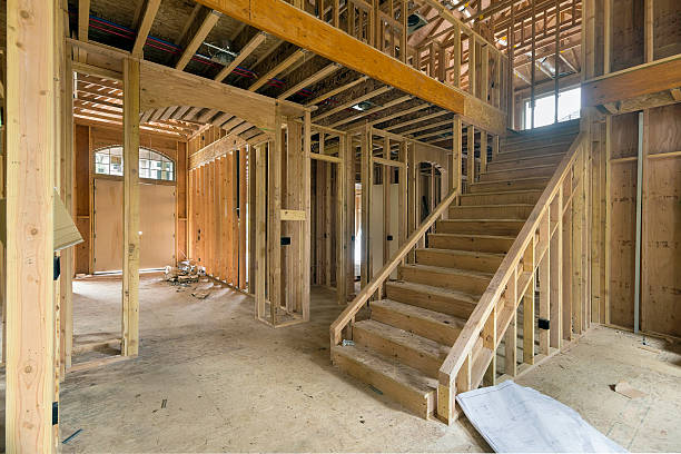 istock New Home Construction Framing Foyer Area 476408839