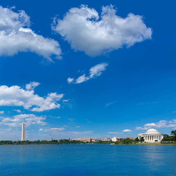 istock Thomas Jefferson and Washington memorial DC 476412076