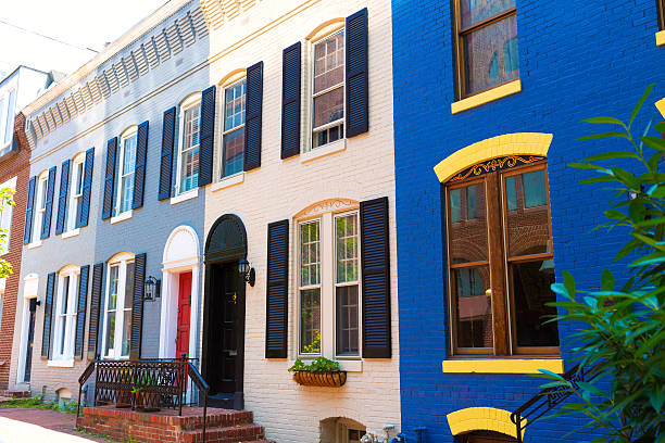 istock Georgetown historical district facades Washington 476412156