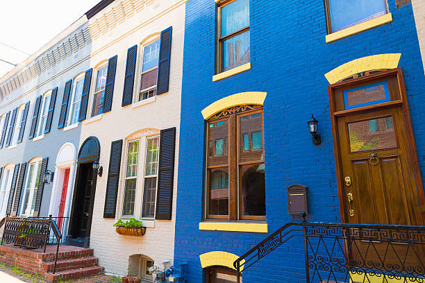 istock Georgetown historical district facades Washington 476412166