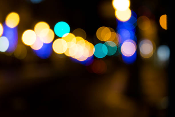 istock Vibrant color of defocused light bulbs. 476414920