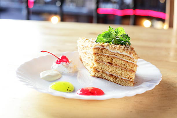 istock Sweet cake on the dish 476416041