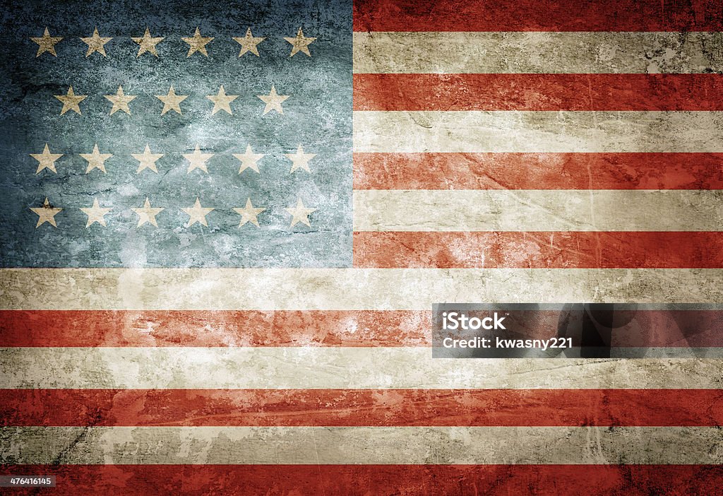 Флаг США - Стоковые фото Звёздно-полосатый флаг роялти-фри