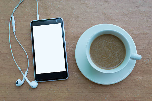istock Coffee with smartphone and headphones 476417716