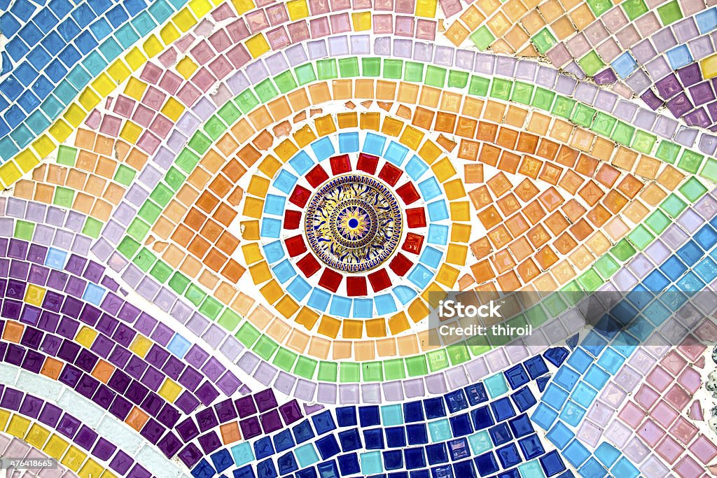 Mosaico de cerâmica - Foto de stock de Abstrato royalty-free