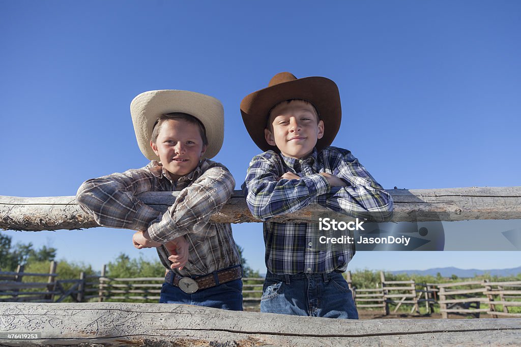 Giovane Wranglers - Foto stock royalty-free di 10-11 anni