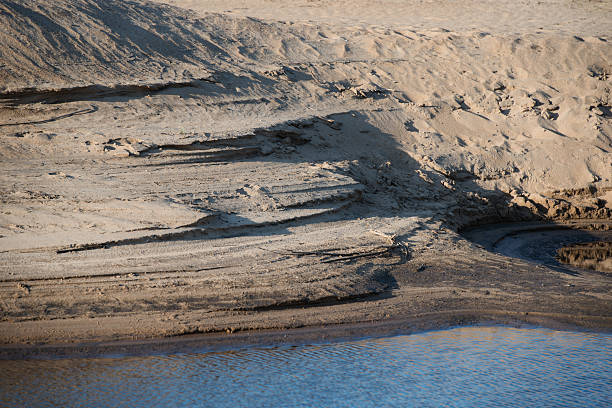 Riverbank Limpopo river in Africa, Mozambique. pattem stock pictures, royalty-free photos & images